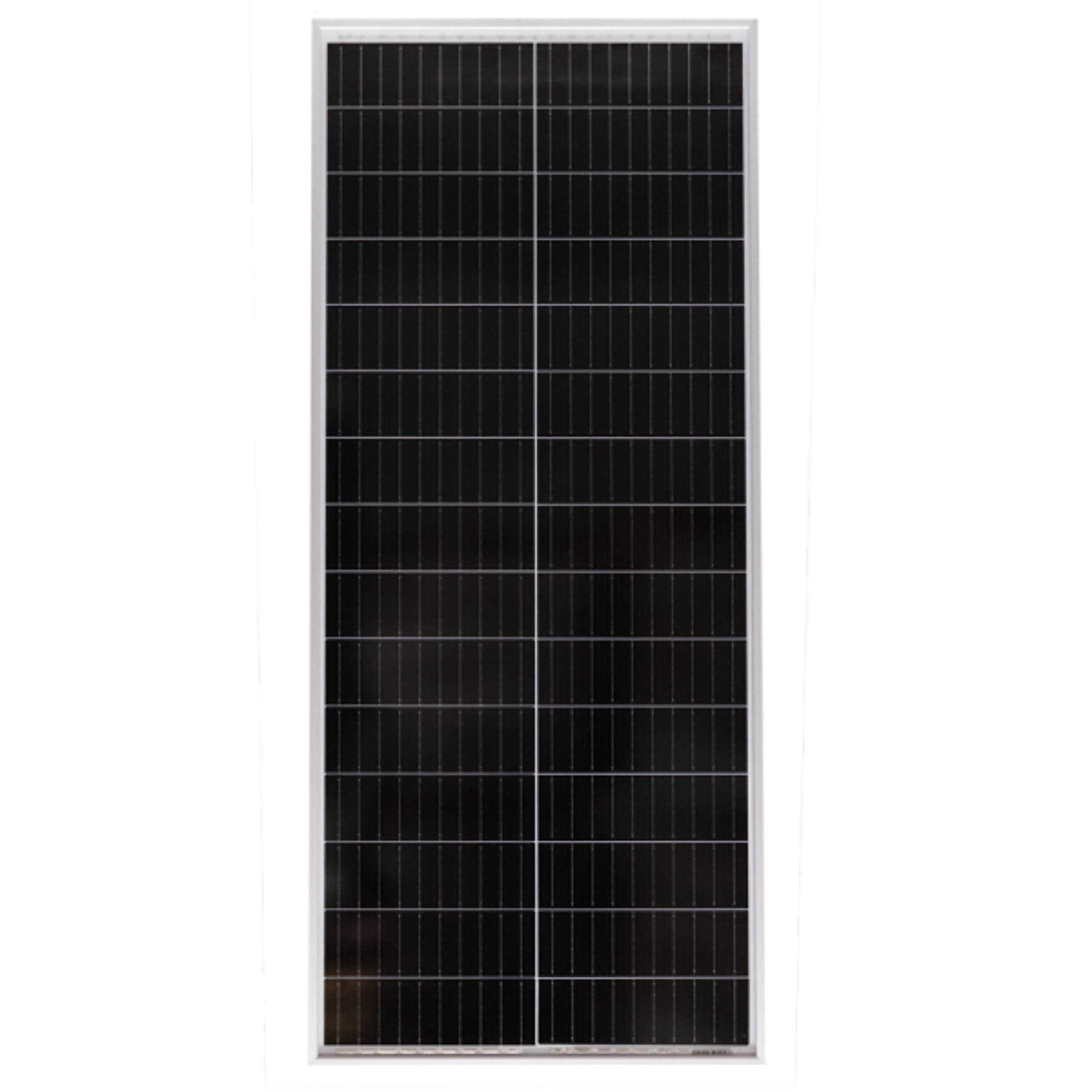 AIMS Power 100 Watt Solar Panel, Monocrystalline, Long & Narrow, PV100MLONG